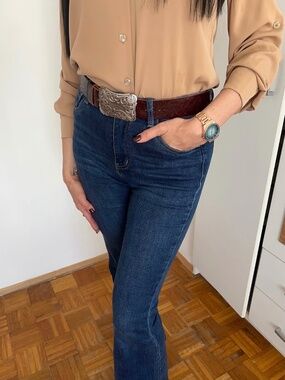 Women's Western Leather Belt